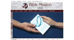 Desktop Screenshot of biblemissionusa.com